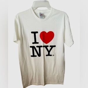 I ♥️ New York White Shirt Sleeves Small TShirt BNWT